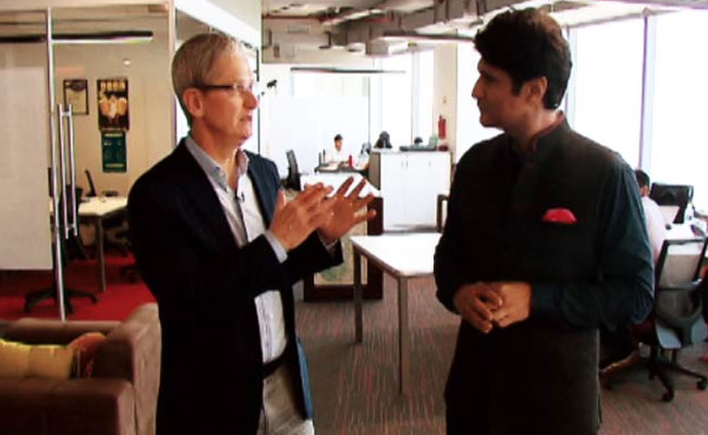 <i>Namaste</i>, Tim Cook: Apple CEO Travels With NDTV In India