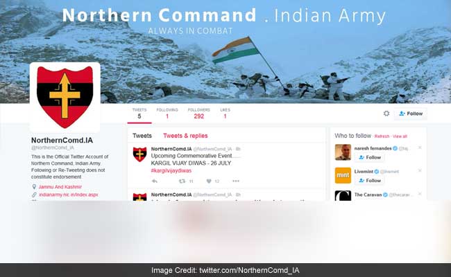 Northern Command Of Indian Army Opens Twitter Account To Interact With People