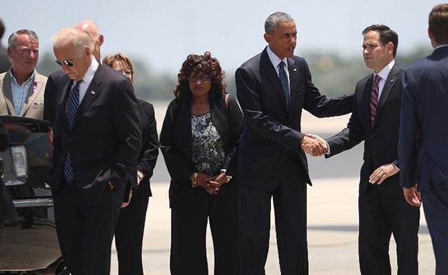 Barack Obama In Orlando To Console Grieving Families