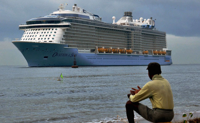 Mega Luxury Cruise 'Ovation Of The Seas' Calls At Cochin Port