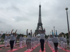 International Yoga Day: Yoga Festival at Eiffel Tower Perks Up Paris