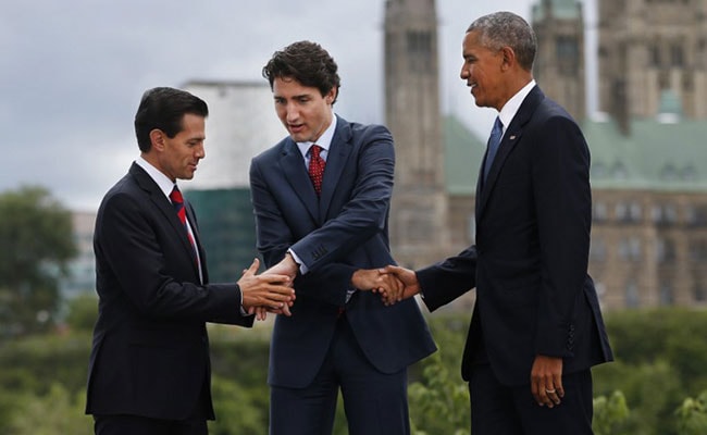 Barack Obama, Pena Nieto Unite Against Anti-Trade Rhetoric At 'Three Amigos' Summit