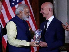 With PM Modi Watching, Jeff Bezos Of Amazon Makes Big India Pledge