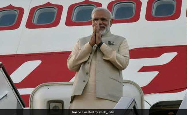 PM Modi Arrives In Chandigarh For Yoga Day