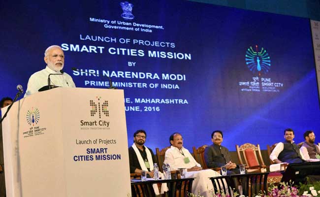 Prime Minister Narendra Modi Launches Smart City Projects In Pune
