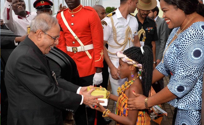 Pranab Mukherjee Becomes First Indian President To Visit Ghana