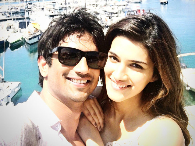 <I>Raabta</i> Co-Stars Kriti and Sushant Wrap Shoot in Budapest With a Selfie