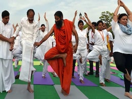 As Ramdev Leads, Over 30,000 Rehearse For International Yoga Day As Ramdev Leads, Over 30,000 Rehearse For International Yoga Day