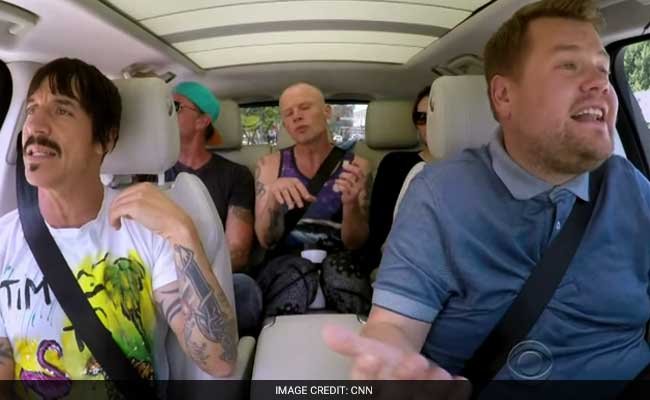 Red Hot Chili Peppers Carpool, Wrestle, Sing With Corden. We Can't Even...