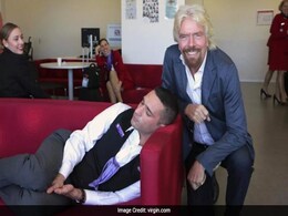 Busted! Richard Branson Catches Employee Sleeping on the Job, Does This Busted! Richard Branson Catches Employee Sleeping on the Job, Does This