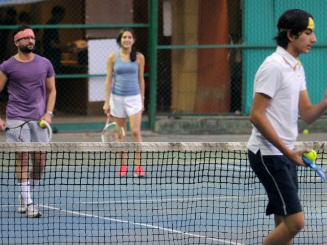Look Who Saif Ali Khan's Tennis Partner is