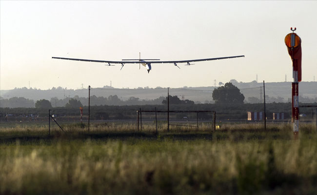 Solar Plane Completes First-Ever Atlantic Flight