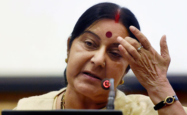 Centre Ensuring Protection Of Indian Workers In Gulf Countries: Sushma Swaraj