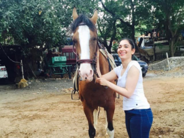Tamannaah Bhatia Learns Horse Riding For Baahubali 2