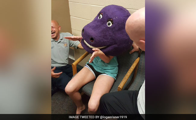 Teen Trapped in Barney Costume for 45 Minutes After Sleepover Prank Goes Wrong