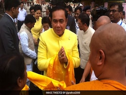 Thai PM Prayut Chan-o-Cha Offers Prayers At Bodh Gaya Thai PM Prayut Chan-o-Cha Offers Prayers At Bodh Gaya