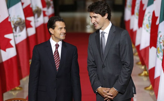 Justin Trudeau Hosts Barack Obama And Pena Nieto Amid Brexit Drama