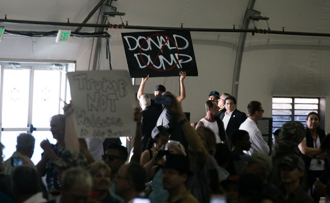 Protesters Punch, Throw Eggs On Trump Supporters At San Jose