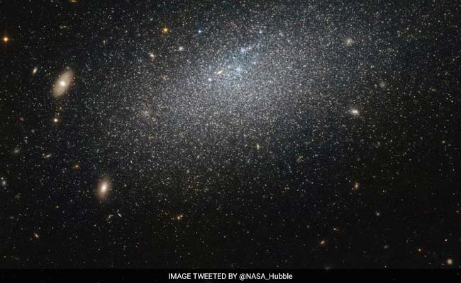 Hubble Clicks A Mysterious Solitary Dwarf Galaxy