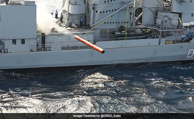 Navy Inducts Indigenous Heavyweight Torpedo 'Varunastra'