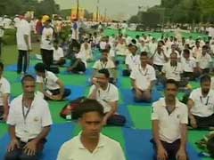 Baba Ramdev Holds Yoga Event At India Gate