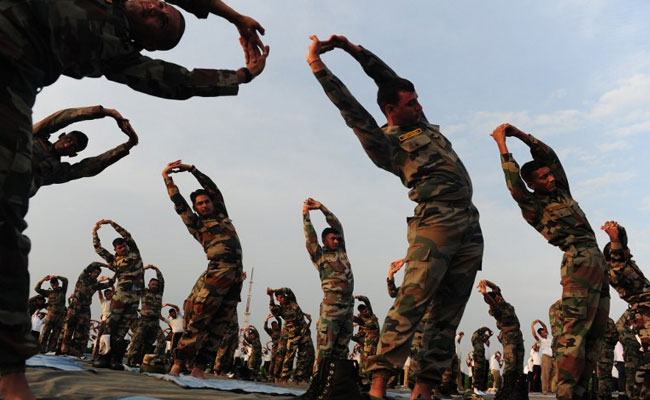 International Yoga Day: Thousands Perform Asanas In Chennai