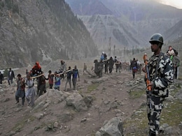 Amarnath Yatra Suspended Due To Heavy Rain, Landslide Amarnath Yatra Suspended Due To Heavy Rain, Landslide