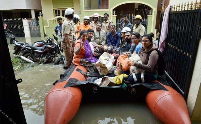 In IT City Bengaluru, Boats On Roads, People Seen Fishing After Heavy Rain