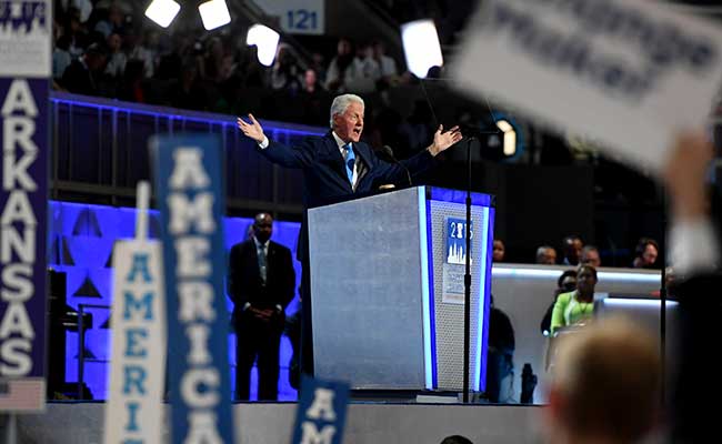 Only The Clintons: Bill Delivers The Speech No One Else Could