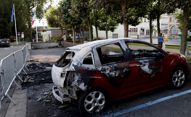 Cars Burned North Of Paris In Third Night Of Tension Over Death In Police Hands