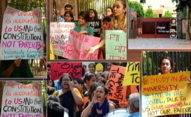 प्राइम टाइम इंट्रो : लड़कियों के लिए हॉस्टल टाइमिंग से लेकर पहनावे तक के नियम अलग क्यों?