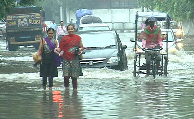 Rain Brake On Delhi Traffic Again