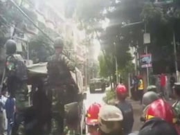 Deafening Gunfire, Video From Dhaka Gives A Glimpse Of Siege Deafening Gunfire, Video From Dhaka Gives A Glimpse Of Siege