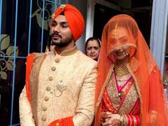 दलेर मेहंदी के बेटे गुरदीप ने NRI मॉडल से की शादी, मीका सिंह ने शेयर की तस्वीरें