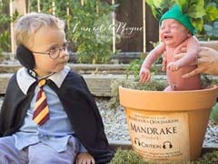 Starring Wailing Mandrake-Baby, This Harry Potter-Themed Pic is Now Viral
