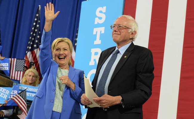 Bernie Sanders Endorses Hillary Clinton In Belated Show Of Party Unity
