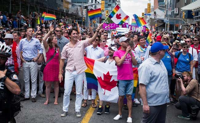 Justin Trudeau Becomes First Canadian PM To March In Toronto Pride Parade
