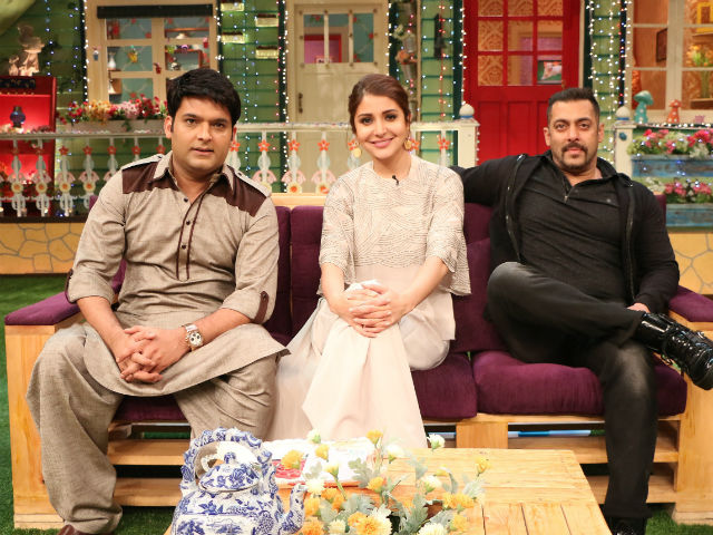 <I>Jag Ghoomke</i> Kapil Sharma <I>Ke</i> Show <I>Par</i>: Salman, Anushka Promote <I>Sultan</i>