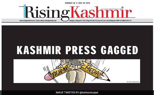 Senior Kashmir Police Officer Removed For Raid On Newspaper Office