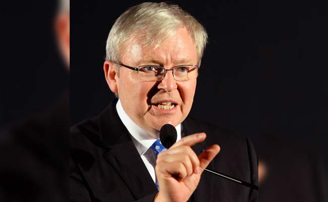 Ex-Australia Prime Minister Kevin Rudd Wants Top UN Job