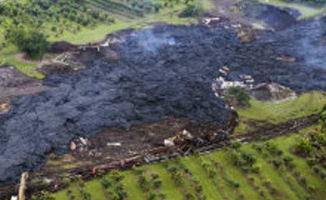 Thousands Rush To See Hawaii's Kilauea Volcano Lava Flow Reach Ocean