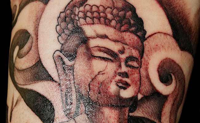 3D (The Canvas Arts) Temporary Tattoo Waterproof For Men Women Arm Hand (Lord  Buddha Tattoo) Size 21X15 cm TH-673 : Amazon.in: Beauty