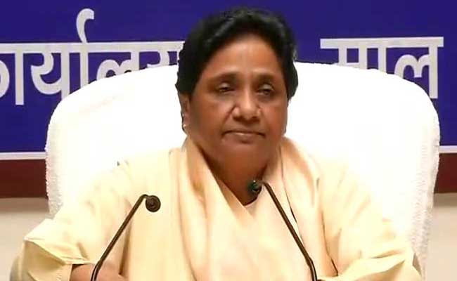 Mayawati Accuses BJP Of Preventing Dayashankar Singh's Arrest