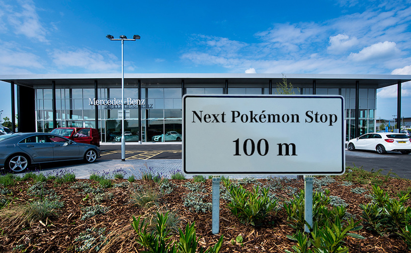 Mercedes-Benz "Lures" Players to Dealerships With Pokemon GO