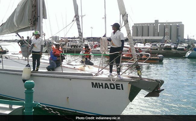 All-Women Naval Team Back To Goa After Sailboat Voyage To Mauritius