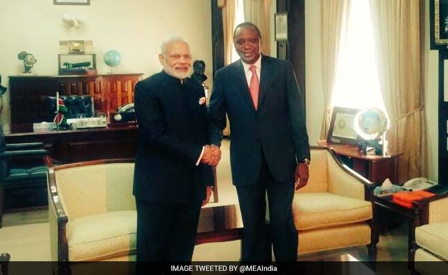 PM Narendra Modi Holds Talks With Kenyan President Uhuru Kenyatta