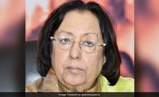 Resigned Due To Personal Reasons, Says Najma Heptulla