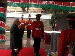 Prime Minister Modi Pays Homage To Kenya's First President Jomo Kenyatta