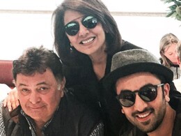 Neetu Singh Celebrates Birthday With Rishi Kapoor, Ranbir And Riddhima Neetu Singh Celebrates Birthday With Rishi Kapoor, Ranbir And Riddhima