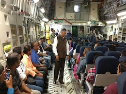 Op Sankat Mochan: 149 Indians Evacuated From War-Torn South Sudan Op Sankat Mochan: 149 Indians Evacuated From War-Torn South Sudan